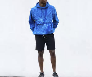 2025 Custom High Quality Tie Dye Oversized Unisex Winter Clothing Club <b>Combed</b> Cotton Fleece Premium Quality Trendy Hoodie - Product Image 5