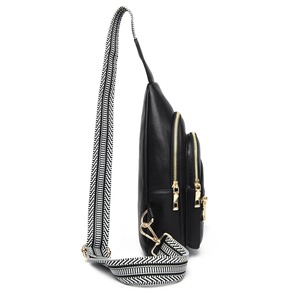 กระเป๋าหนังสะพายข้างคุณภาพสูงดีไซน์เนอร์กระเป๋าคาดลำตัวแบบคลาสสิกปรับได้สำหรับเดินทางในชีวิตประจำวัน - Product Image 2