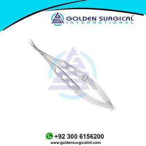 Tijeras de Tenotomía Westcott Curvas, Puntas Roma, Hojas Medianas, Microtijeras Oftálmicas para Cirugía Ocular - Product Image 2