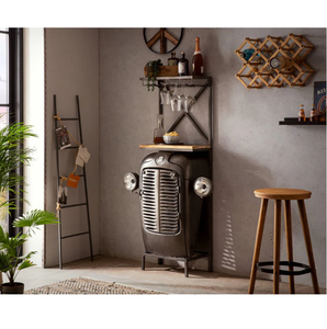 Tractor-Inspired Bar Table with Storage Bar Table With Bar Counter in Automobile Furniture Tractor Shape Storage for Bar - Product Image 4