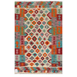 พรมกิลิมไมมาณา อัฟกานิสถาน ขนาด 124 x 81 ซม. ของตกแต่งผนัง - Product Image 1