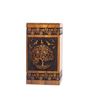 Handmade Rosewood Urn for Human Ashes Tree of Life Personalized Cremation Urn for Ashes Handcrafted <b>Large</b> <b>Wooden</b> Urn <b>Box</b> - Product Image 2