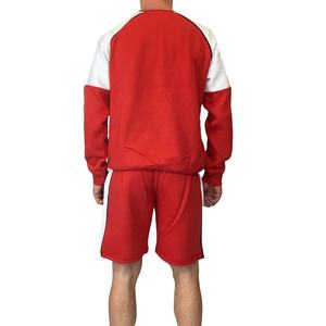 Spring Autumn New Solid Fashion Casual Sportswear Suit <b>Long</b> Sleeve Round Neck Sweat Shirt With <b>Shorts</b> Two Piece Clothing Sets - Product Image 5