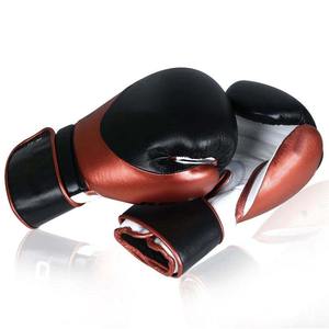 Gants de boxe professionnels en gros pour l'entraînement au combat Design personnalisé, cuir de vachette original et logo OEM - Product Image 6
