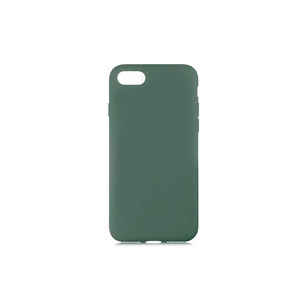 Étui de protection pour iPhone SE 2022 en silicone LSR vert foncé de qualité supérieure, résistant aux chocs - Product Image 1