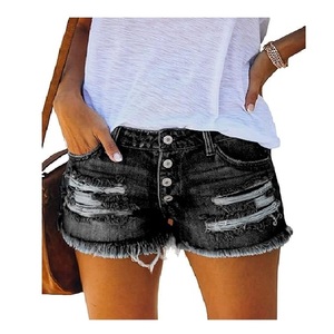 Summer Comfortable Breathable <b>Board</b> <b>Shorts</b> <b>Women's</b> Casual 100% Cotton Solid Color Bangladesh Factory Price - Product Image 4