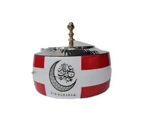 Hot Pot de couleur bleu ciel Hot Pot en bois et acier inoxydable en métal avec couvercle et casserole de haute qualité Gulf trending hot Pot - Product Image 2