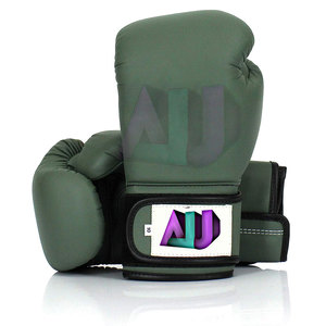 Customized Leather Boxing <b>Gloves</b> for Kick Boxing-Breathable <b>Moisture</b> Wicking Lightweight with Hook & Loop Closure - Product Image 1