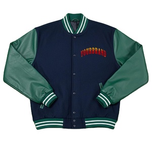 Top Quality Letterman Varsity <b>Jackets</b> Wool Body Genuine Leather Sleeves Winter Wear <b>Smart</b> and Stylish <b>Mens</b> <b>Jacket</b> - Product Image 4