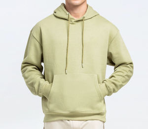 OEM Sweatshirts surdimensionnés unis grande taille Vente en gros Impression personnalisée Logo 3D en relief Sweat à capuche d'hiver pour hommes - Product Image 1