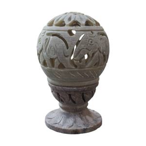 Top Quality New Arrival Collection Best Design Soapstone <b>Candle</b> Holder For Home Decoration Gifts Item And T Light <b>Dinner</b> Decor - Product Image 1