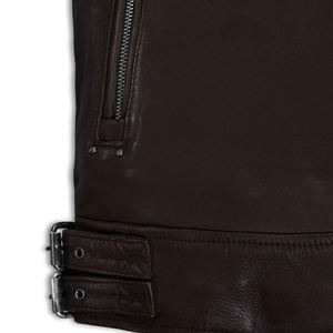 Nouvelle veste de motard au design tendance, prix bas, veste en cuir pour homme, vente en gros, veste d'hiver personnalisée pour homme - Product Image 4