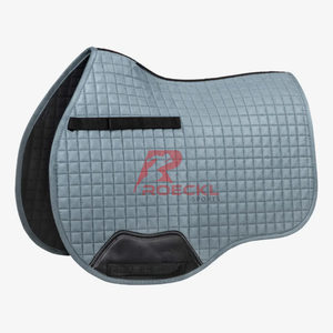 Top gros tapis de selle de cheval anglais tissu durable respirant doublure douce ajustement confortable pour l'équitation longue formation - Product Image 1