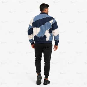 OEM Men’s Denim <b>Jackets</b> Custom Wholesale Vintage Washed Denim <b>Jacket</b> for Men Blue Black <b>Trucker</b> Streetwear Casual Workwear - Product Image 4