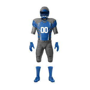 Venta al por mayor uniforme de fútbol americano de secado rápido y 100% mejor ropa de entrenamiento transpirable y de manga corta hecha en Pakistán - Product Image 3