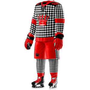 2024 ensembles de maillots de hockey sur glace de haute qualité de conception personnalisée 100% uniformes d'équipe en polyester - Product Image 3