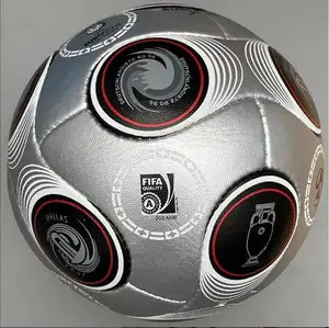 层压高品质足球足球定制工厂标志PU皮革购买训练球和比赛用促销球