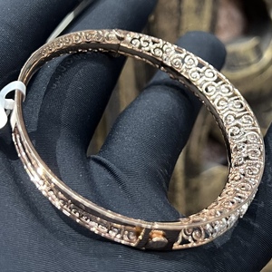 Bracelet de charme en diamant véritable de luxe pour femmes, or jaune ou blanc 14K ou 18K, bijoux en or massif, 1,24 CT, certifié par un tiers, anniversaire - Product Image 4