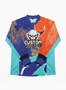 Maillot de sport DANZY léger 250g Premium pour sublimation, maille respirante unisexe personnalisable à manches longues - Product Image 4