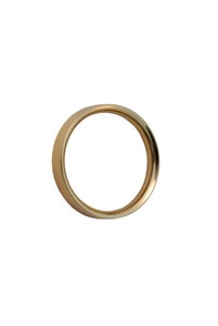 Anneaux de rideau en laiton solide de conception industrielle sans boucle pour tringle à rideau de 1 pouce avec la finition en laiton polie - Product Image 4