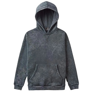 Vêtements à logo personnalisé au design unique, sweats à capuche délavés à la pierre pour hommes, sweats à capuche en coton mélangé de base pour hommes fabriqués au Pakistan - Product Image 1