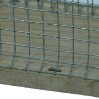 Piège à souris en fil métallique avec base en bois, capture vivante des souris