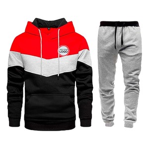 Conjunto Deportivo de Felpa con Capucha y Estampado para Hombre, Talla 3XL, Chándal para Correr, Atletismo y Deportes - Product Image 1