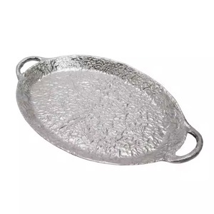 Bandeja funcional de aluminio con acabado metálico para decoración del hogar, centro de mesa, organizador de mesa o propósito de regalo - Product Image 5