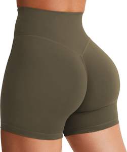 Shorts de sport pour femmes, imprimés de fleurs, été, plage, cycliste, décontractés, quotidiens, élastiques, taille haute, sexy, shorts de course - Product Image 5