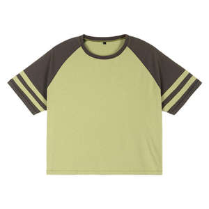 Camiseta de Manga Corta para Hombre, Cuello Alto, Tejido de Punto, Estilo Formal, Diseño Liso, Antiarrugas, Ecológica y Transpirable - Product Image 6