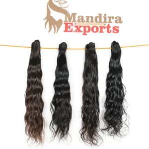 Extensiones de cabello de templo indio virgen 100%, paquetes ondulados rizados naturales Remy de la mejor calidad, estilos sueltos de ondas profundas, ondas súper onduladas - Product Image 4