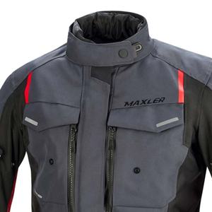 Veste longue de tourisme en textile pour hommes, imperméable, homologuée CE niveau 1 2, protection, fabricant OEM, fournisseur de marque privée - Product Image 4