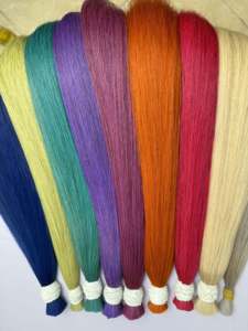 Venta Directa al por Mayor de Extensiones de Cabello Virgen Vietnamita Azura Remy, Doble Trama a Máquina, 100g, Cabello Humano a Granel de Alta Calidad - Product Image 5