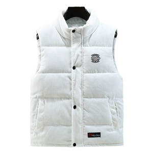 Winter Outdoor Sleeveless Bubble Jackets Clothing Custom Sleeveless Jackets <b>Utility</b> Hood Down Puffer <b>Vest</b> for Unisex - Product Image 1