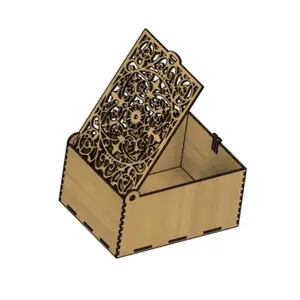 Depolama ahşap kutu benzersiz ürünler satmak için online lazer gravür ürünleri boş ahşap el sanatları ahşap kutular hediye ambalaj için