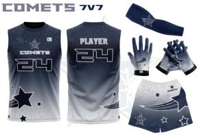 Directo DE LA INDUSTRIA Sudadera con capucha de Jersey de fútbol Negro-Gris cosido personalizado - Product Image 6