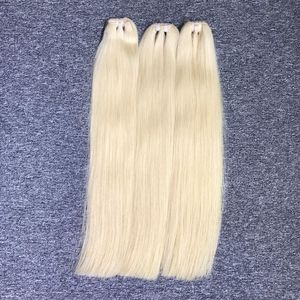 Extensions de cheveux vierges 100% les plus vendues pour les doubles extrémités dessinées Grand stock Os droit Couleur de cheveux de haute qualité - Product Image 4