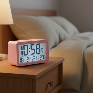 Reloj de Mesa Inteligente Rosa Trevi Sveglia SLD 3P60 con Diseño Elegante Modelo 0SL3P6008 - Product Image 3