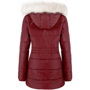 Chaquetas de Invierno Transpirables con Peluche para Mujer, Parkas Largas con Capucha, Ropa de Calle, Chaquetas Parka para Mujer - Product Image 2