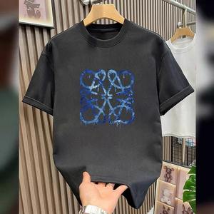 Venta caliente 2025 nuevas camisetas de algodón de marca de lujo para hombres y mujeres de manga corta de alta calidad Tops ropa informal de moda - Product Image 3