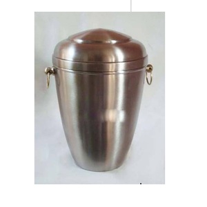 Adult Brass Traditional Luxury Decorative Funeral Urn with Side Handles Durable Cremation Memorial Urn for Sympathy - Product Image 1