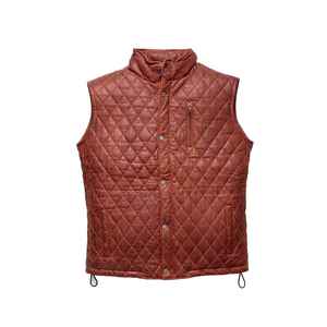 Chaleco de cuero para moto con cremalleras funcionales Detalle Hombres Chalecos de motocicleta hechos a medida Chalecos de cuero - Product Image 1