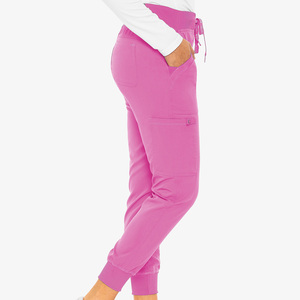 Women Medical Scrubs Jogger Pants <b>Nurse</b> Wear Scrubs <b>Trouser</b> Spandex Hospital Workwear Athletic Medical Pants - Product Image 3