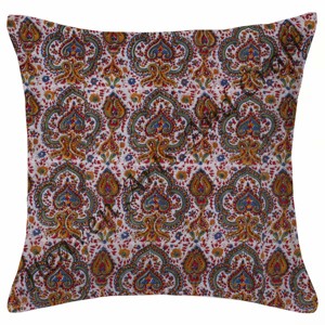 Bloque de mano indio estampado 100% algodón decorativo 40x40cm funda de Cojín cuadrado boda fiesta hogar decorativo 2 uds conjunto - Product Image 6