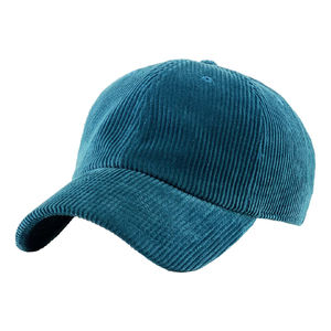 Casquette à cordon réglable kaki sur mesure à 6 panneaux Casquettes de baseball en velours côtelé Chapeau d'hiver classique Logo personnalisé - Product Image 6