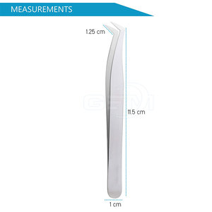 แหนบถอนขนตาแบบกำหนดเองแหนบสแตนเลสสไตล์ที่เป็นเอกลักษณ์ - Product Image 3