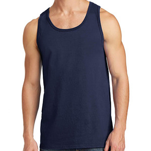 Camiseta sin mangas de entrenamiento deportivo para hombre, camiseta sin mangas lisa en blanco de Material de secado rápido para camiseta sin mangas de moda personalizada, ropa de calle y gimnasio - Product Image 1