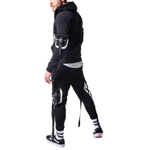 Meilleure vente Ensemble de sweat-shirt à capuche 100% coton confortable Fashion Street Blank Heavyweight pour hommes Ensemble de survêtement avec logo personnalisé - Product Image 5