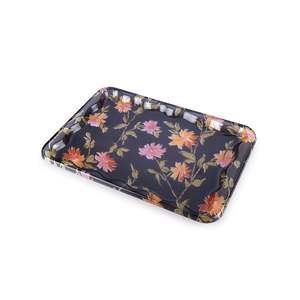 Elegante Bandeja de Servicio de Metal Esmaltado Artesanal con Acabado Hecho a Mano para Hogar, Hotel, Restaurante y Comedor - Product Image 1