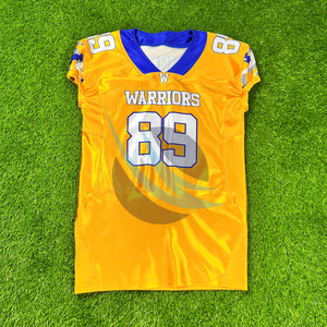Maillot de football américain unisexe personnalisé, impression par sublimation, séchage rapide, respirant, maillot de football américain personnalisé - Product Image 1